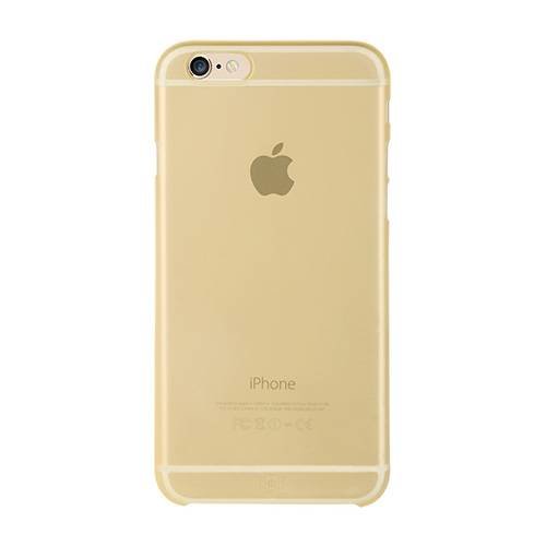 Прозрачный матовый тонкий чехол для iPhone 6 / 6S Baseus Slim-Pro Case (Gold)