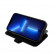 Кожаный чехол-книжка для iPhone 14 Pro BMW Signature Hot stamp lines Black (BMBKP14L22RVSK)