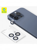 Защитное стекло для камеры iPhone 15 Pro BlueO Camera Lens PVD stainless steel 3 шт. Blue