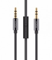 Кабель AUX 3.5mm с пультом и микрофоном Rock Multifunctional Audio Cable (RAU0513)