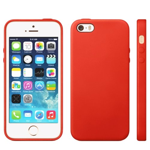 Чехол Official Design для iPhone 5 / 5S / SE красный