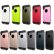 Противоударный защитный чехол для iPhone X / XS Brushed Texture PC+TPU (Black)