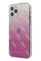 Чехол-накладка для iPhone 12 Pro Max (6.7) Guess 4G Hard PC/TPU, Gradient Pink (GUHCP12LPCU4GGPI)