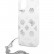 Чехол для iPhone 13 mini Guess PC/TPU Peony Hard Tranp + Silver hand chain (GUHCP13SKSPESI)