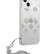 Чехол для iPhone 13 mini Guess PC/TPU Peony Hard Tranp + Silver hand chain (GUHCP13SKSPESI)