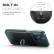 Кожаный чехол для iPhone 14 Pro Max Fierre Shann Oil Wax Genuine Leather с кольцом (Black)