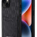 Чехол для iPhone 14 Lagerfeld PU Saffiano Monogram с кардслотом Hard Black (KLHCP14SSAKLHPPK)