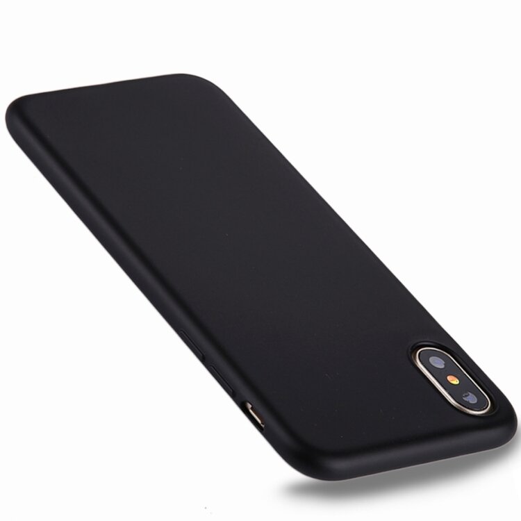 Силиконовый чехол Soft Touch для iPhone X / XS (Black)