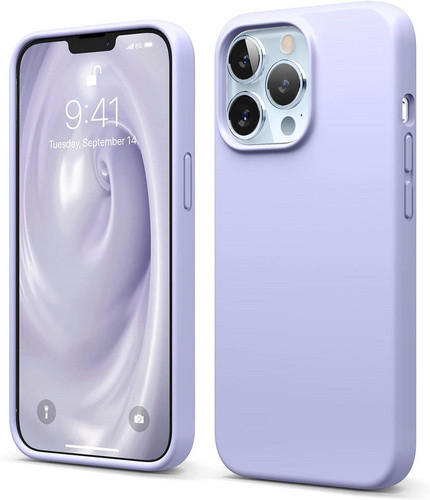 Чехол-накладка для iPhone 13 Pro Elago Soft silicone (Liquid) Purple (ES13SC61PRO-PU)