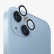 Защитное стекло для камеры iPhone 15/15 Plus Uniq OPTIX Camera Lens protector Aluminium Mist Blue