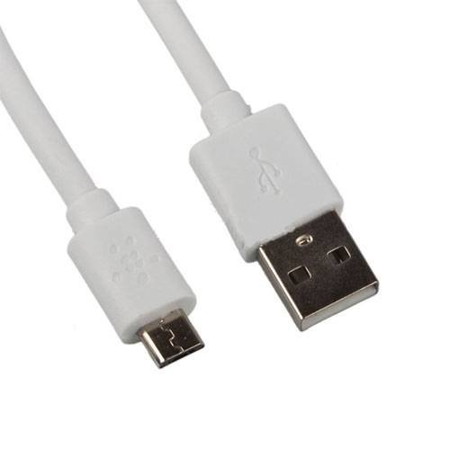 USB кабель Micro USB 2 метра (белый)