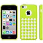 Чехол накладка Hollow Dot TPU Case для iPhone 5C (зеленый)