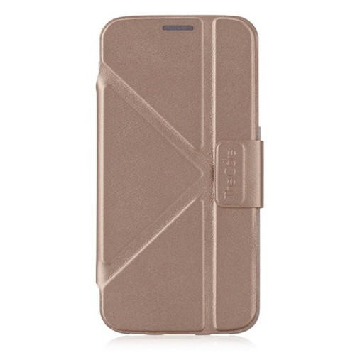 Кожаный чехол книжка для Samsung Galaxy S6 - The Core Smart Case - Gold (GCSAS6)