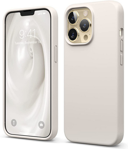 Чехол-накладка для iPhone 13 Pro Elago Soft silicone (Liquid) Stone (ES13SC61PRO-ST)