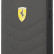 Кожаный чехол Ferrari для iPhone 13 Genuine leather Quilted with metal logo Hard Grey (FEHCP13MRQUG)