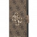 Чехол для iPhone 13 mini Guess PU 4G Big metal logo Booktype Brown (GUBKP13S4GMGBR)