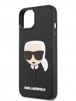 Чехол для iPhone 14 Plus Lagerfeld 3D Rubber Karl's head Hard Black (KLHCP14MKH3DBK)