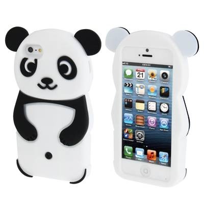 Объемный 3D чехол в форме панды для iPhone 5 / 5S / SE Panda style