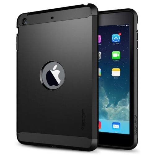 Противоударный чехол накладка Tough Armor для iPad mini 2 / 3 / Retina (Black)