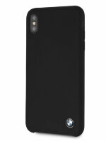 Силиконовый чехол-накладка для iPhone XS Max BMW Signature Liquid Silicone Hard TPU Black (BMHCI65SILBK)