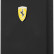 Чехол для iPhone 13 Ferrari Liquid silicone with metal logo Hard Black (FESSIHCP13MBK)