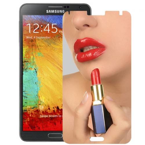 Зеркальная защитная пленка для Samsung Galaxy Note 3 / N9000 Mirror Screen Protector (японский полимер) 