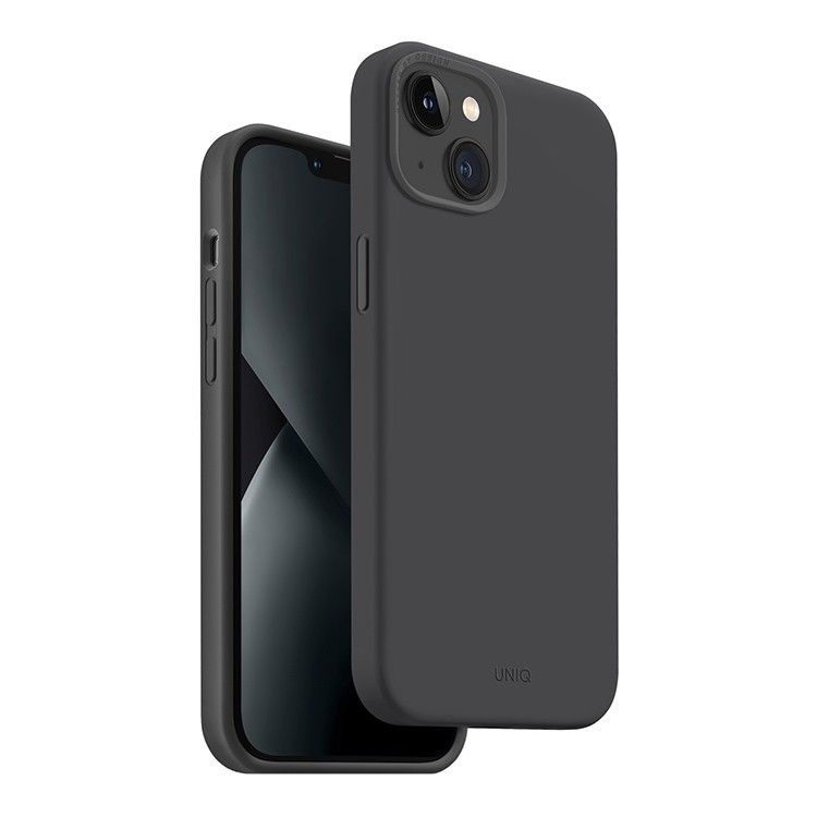 Чехол для iPhone 14 Plus Uniq LINO Grey (Magsafe) (IP6.7M(2022)-LINOHMGRY)