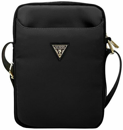 Сумка для планшетов 8" Guess Nylon Tablet bag with Triangle metal logo, Black (GUTB8NTMLBK)