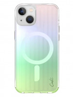 Чехол для iPhone 15 Uniq COEHL Linear с MagSafe Iridescent