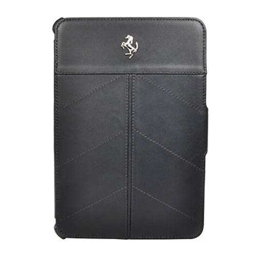 Кожаный чехол Ferrari для iPad Mini 2/3 California, Full Black (FECFFCMPFB)