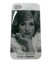 Чехол накладка для iPhone SE / 5S / 5 Diana Spencer