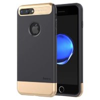 Усиленный чехол Baseus Taste Case для iPhone 7 Plus с покрытием Soft Touch, TPU + PC (Black)