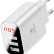 Сетевое зарядное устройство Baseus Mirror Lake Intelligent Digital Display 3xUSB Travel Charger 3.4A, White (CCALL-BH02)