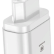 Сетевое зарядное устройство Baseus Mirror Lake Intelligent Digital Display 3xUSB Travel Charger 3.4A, White (CCALL-BH02)