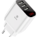 Сетевое зарядное устройство Baseus Mirror Lake Intelligent Digital Display 3xUSB Travel Charger 3.4A, White (CCALL-BH02)