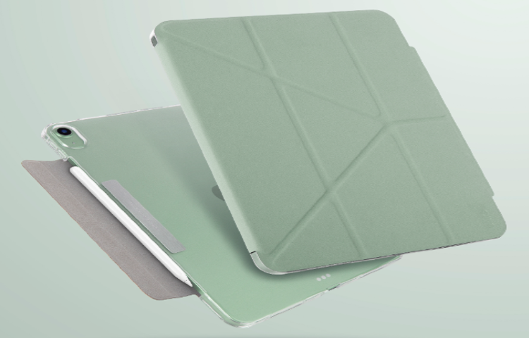 Чехол-книжка Uniq Camden new для iPad Air 10.9 (2020) antimicrobial - sage, Green (NPDA10.9GAR(2020)-CAMGRN)
