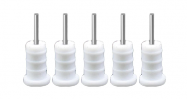 5 шт. заглушка в разъем для наушников 3.5 мм (белая)