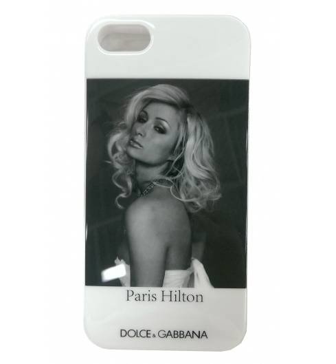 Чехол накладка Dolce&Gabbana для iPhone SE / 5S / 5 Paris Hilton