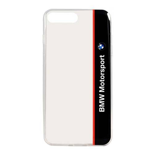 Гелевый чехол накладка BMW для iPhone 7 Plus / 7+ / 8 Plus / 8+ Motorsport Transparent Hard TPU Navy, BMHCP7LTVNA