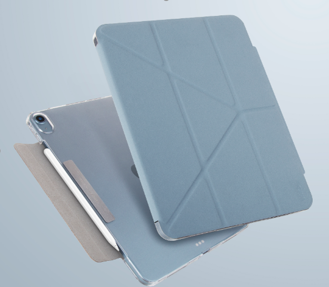 Чехол-книжка Uniq Camden new для iPad Air 10.9 (2020) antimicrobial - cerulean, Blue (NPDA10.9GAR(2020)-CAMBLU)
