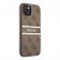 Чехол для iPhone 13 mini Guess PU 4G Stripe printed logo Hard Brown (GUHCP13S4GDBR)