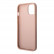 Чехол для iPhone 14 Plus Guess PU Saffiano Double cardslot w Metal triangle logo Hard Pink (GUHCP14MPSATPP)