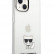 Чехол для iPhone 14 Plus Lagerfeld PC/TPU Choupette body Hard Transparent/Black (KLHCP14MCTTR)