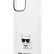 Чехол для iPhone 14 Plus Lagerfeld PC/TPU Choupette body Hard Transparent/Black (KLHCP14MCTTR)