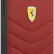 Кожаный чехол Ferrari для iPhone 13 mini Genuine leather Quilted with metal logo Hard Red (FEHCP13SRQUR)