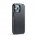 Кожаный чехол с вертикальным флипом для iPhone 15 Pro Fierre Shann (Black)