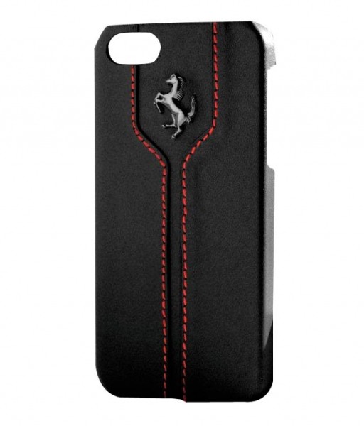 Чехол накладка Ferrari для iPhone 5 / 5S Hard Montecarlo Black FEMTHCP5BL