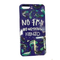 Гелевый чехол накладка для iPhone 6 Plus / 6+ No fish No nothing (Blue)