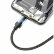 Кабель Baseus Data Faction 3 в 1 USB Cable Micro-USB + Lightning + Type-C 1.2 м Black (CAMLT-PY01)
