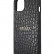 Чехол для iPhone 13 mini Guess PU Croco with metal logo Hard Black (GUHCP13SPCRBBK)
